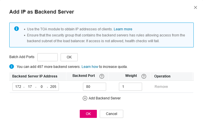 Figure 12 Adding ECS-Test using its IP
address